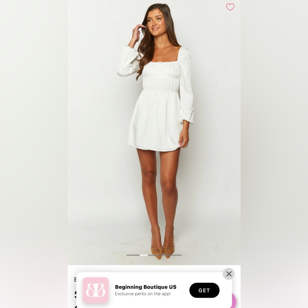 White Mini Dress